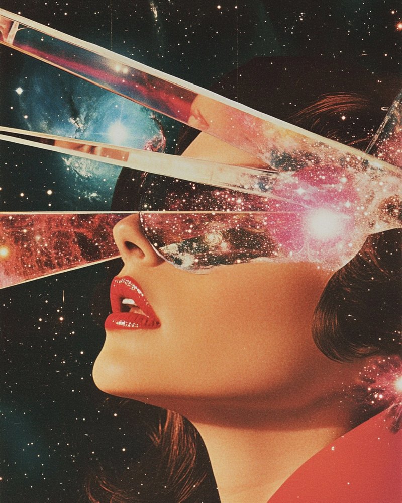 Den surrealistiske galaksekvinde af Samantha Hearn