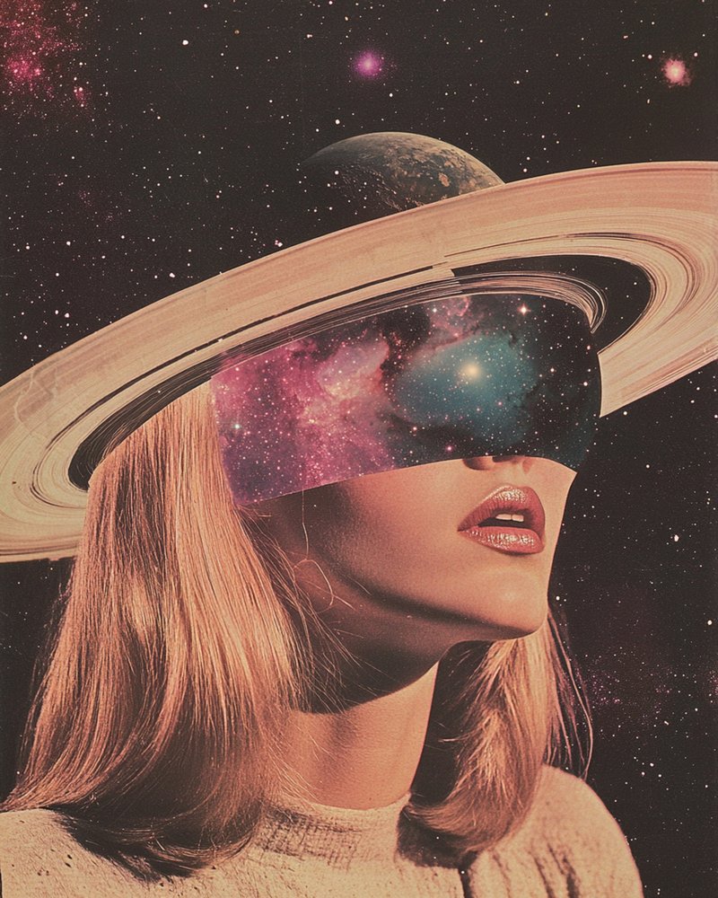 Den surrealistiske rumkvinde af Samantha Hearn