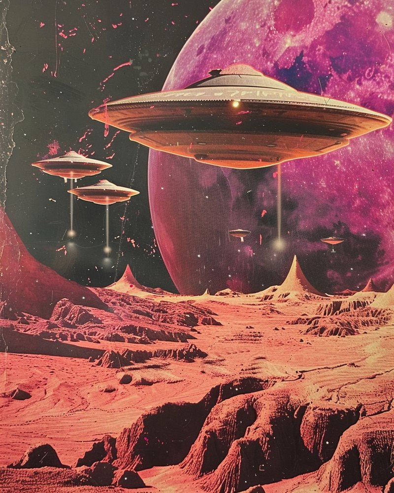UFO’er over den røde planet af Samantha Hearn