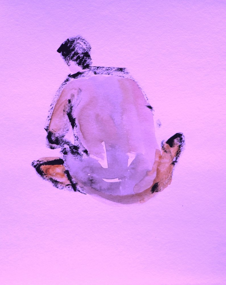 Abstrakt figurstudie af Santhosh ch