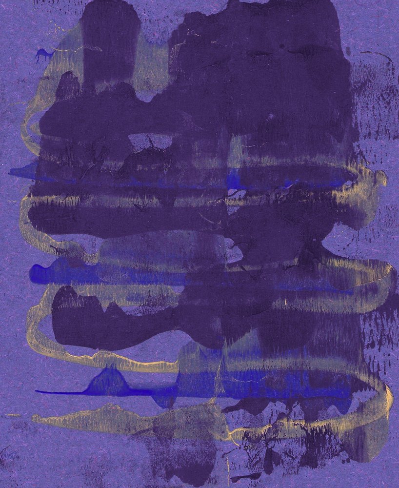 Dybt violet abstrakt af Santhosh ch