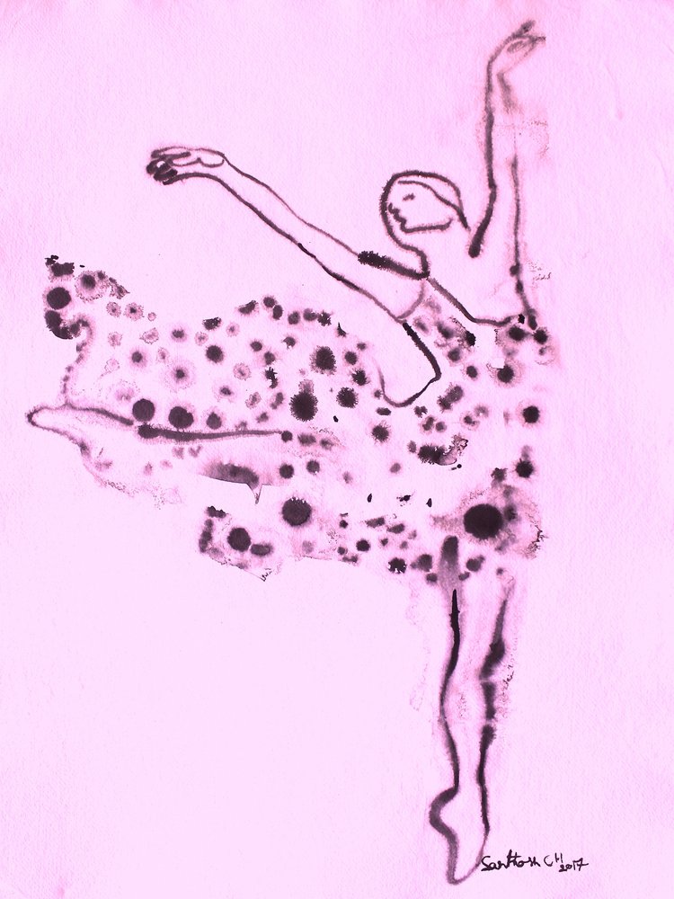 Æterisk balletdans af Santhosh ch