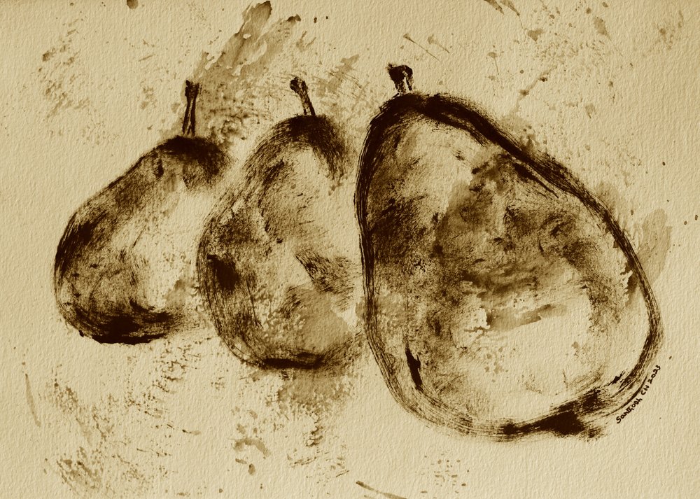 Pærer i sepia af Santhosh ch