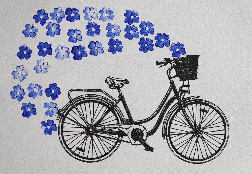 Finurlige cykelblomster af Santhosh ch