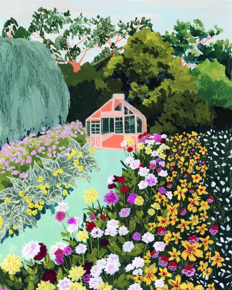 Blooming Garden Drivhus af Sarah Gesek