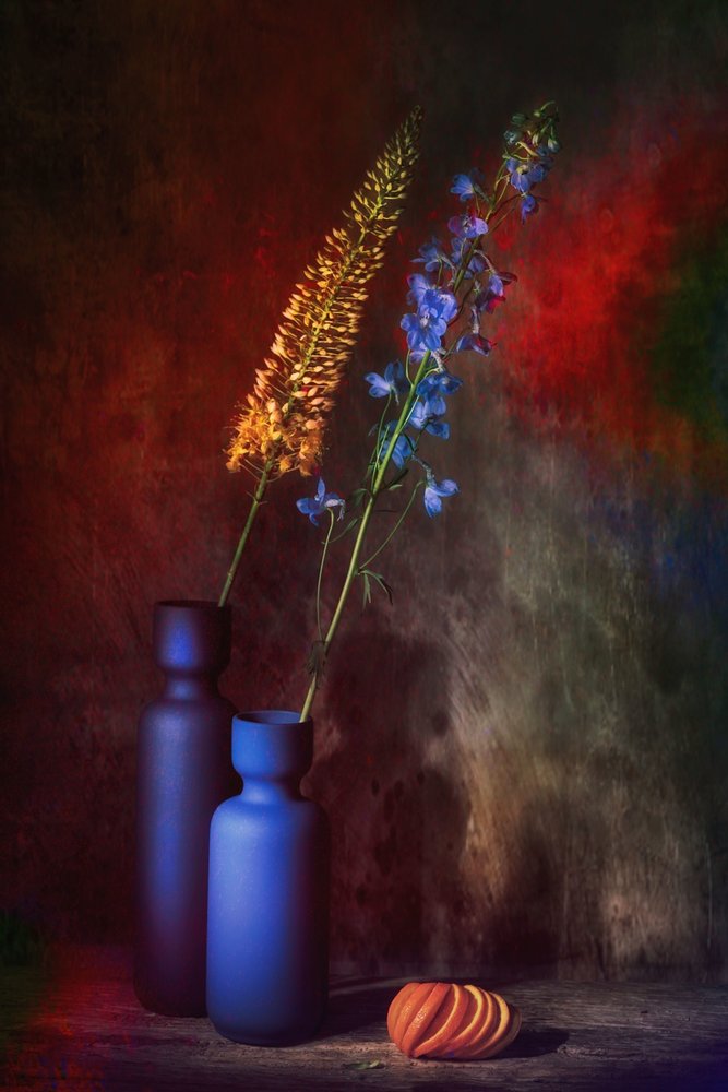 Stemningsfulde blomstervaser af Saskia Dingemans