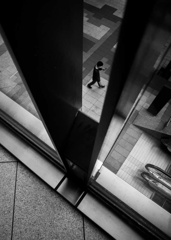 City Walker i ramme af Satoshi Hata