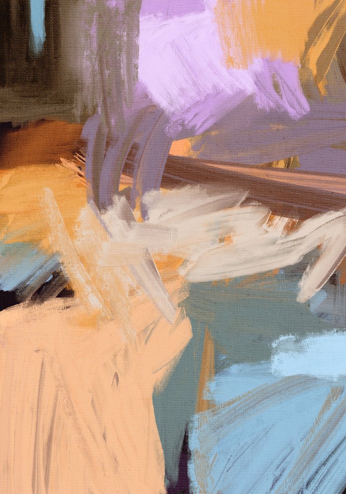 Pastel, abstrakt, bevægelse af Simona Gocan