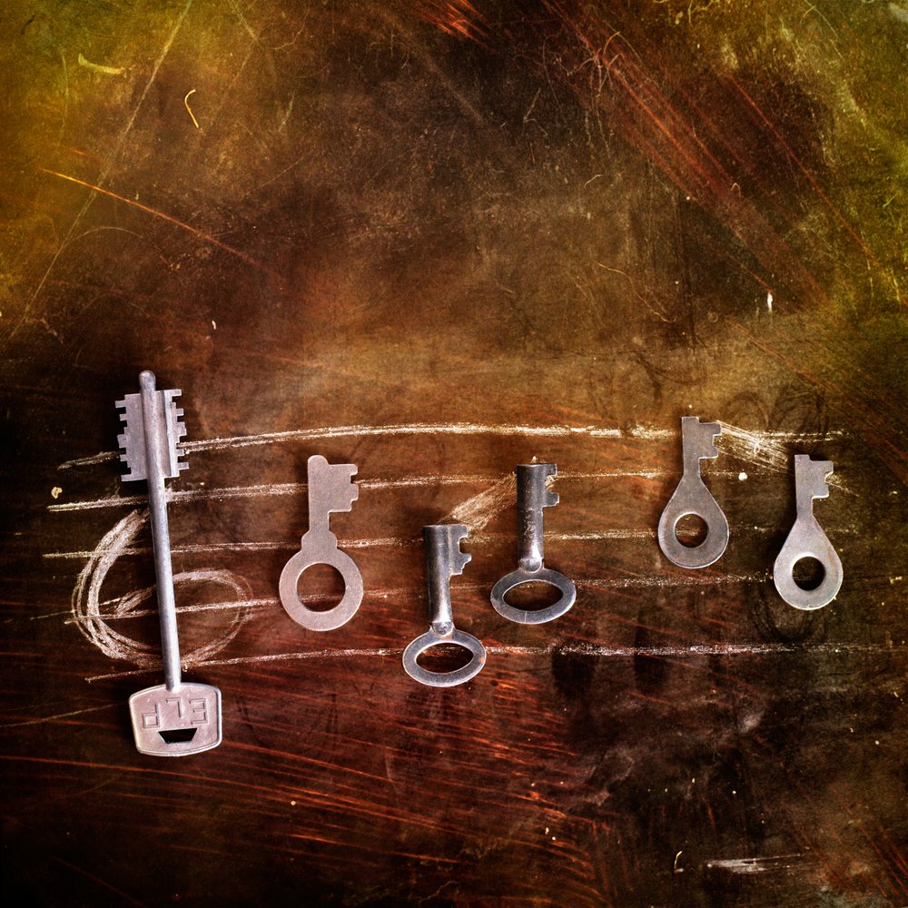 Vintage-musiknøgler af Stanislav Aristov