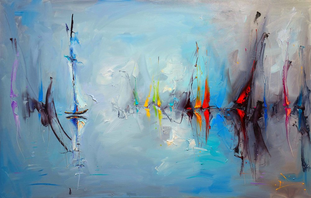 Abstrakte både – refleksioner af Stanislav Lazarov