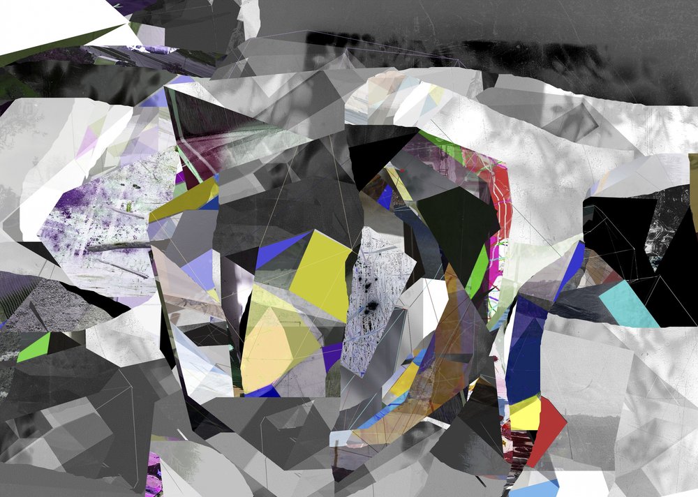 Dynamisk geometrisk abstrakt af Stefan Fransson