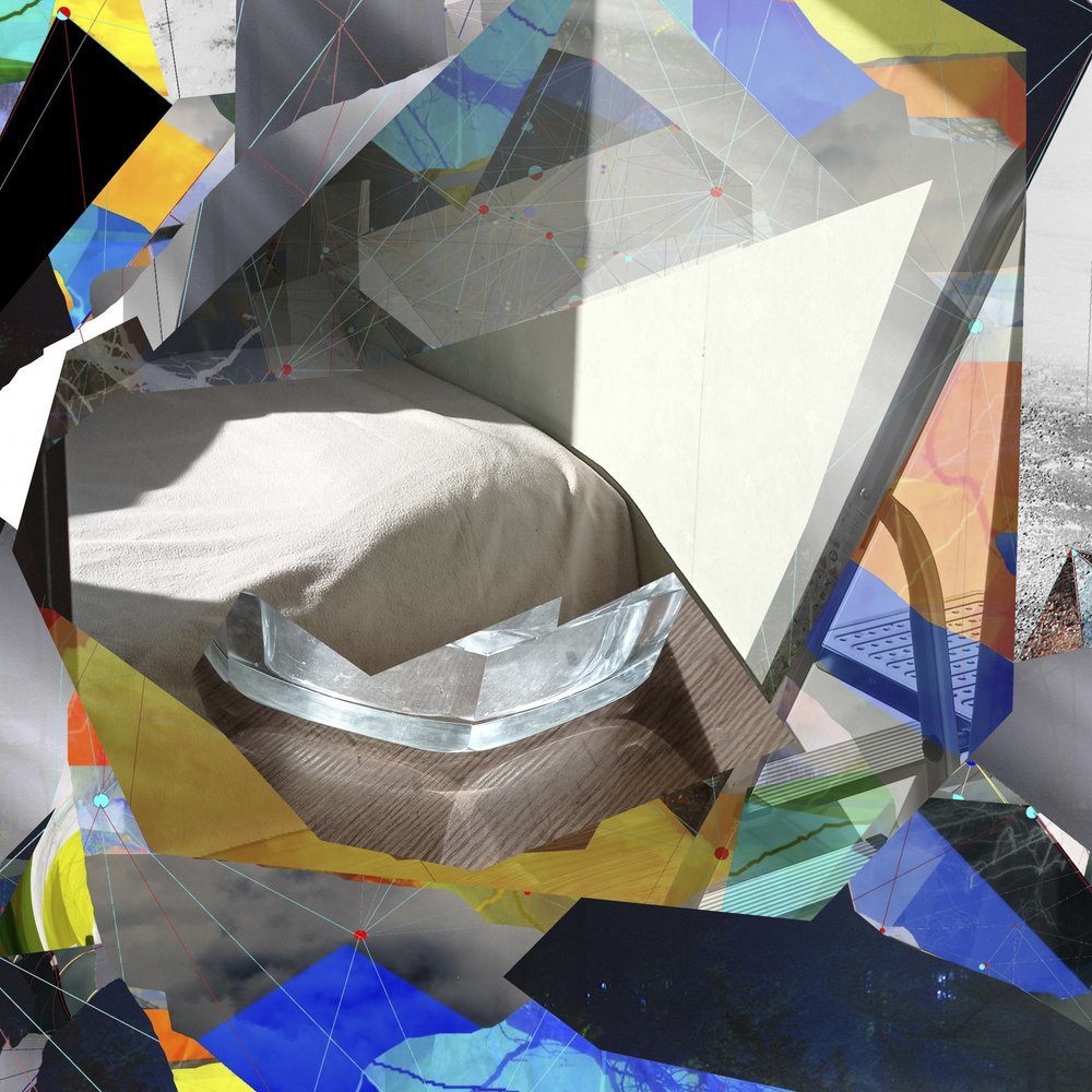 Moderne geometrisk collage af Stefan Fransson