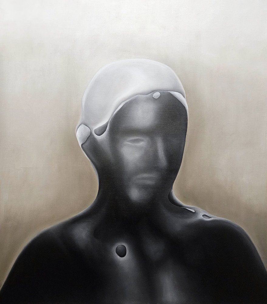 Abstrakt mørk figur af Stefano Mazzolini