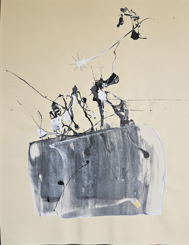 Abstrakte stjerneformede figurer af Stefano Mazzolini