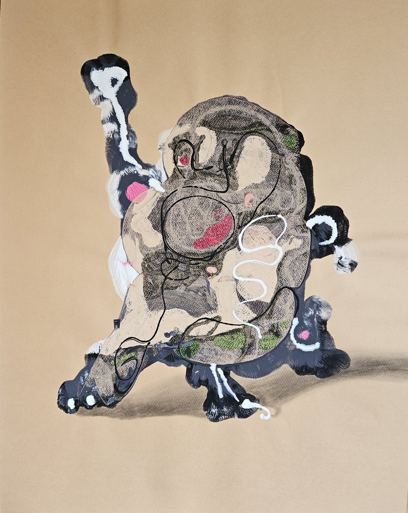 Bizar dansende figur af Stefano Mazzolini
