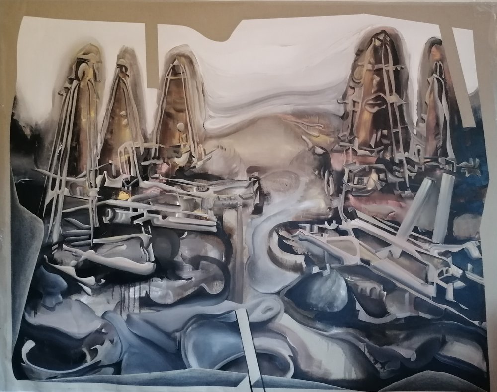 Hjemsøgende surrealistiske spir af Stefano Mazzolini