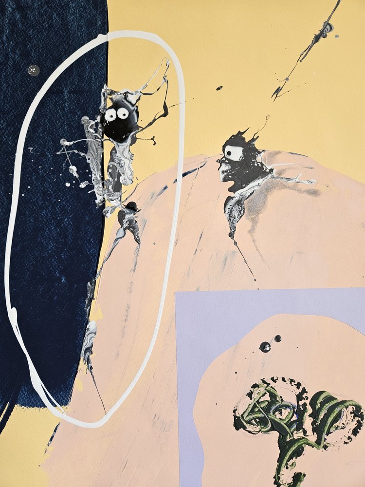 Surrealistiske abstrakte figurer af Stefano Mazzolini