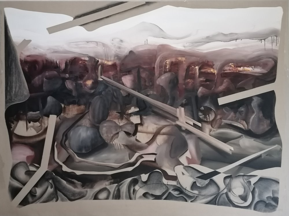 Surrealistisk industriel abstraktion af Stefano Mazzolini