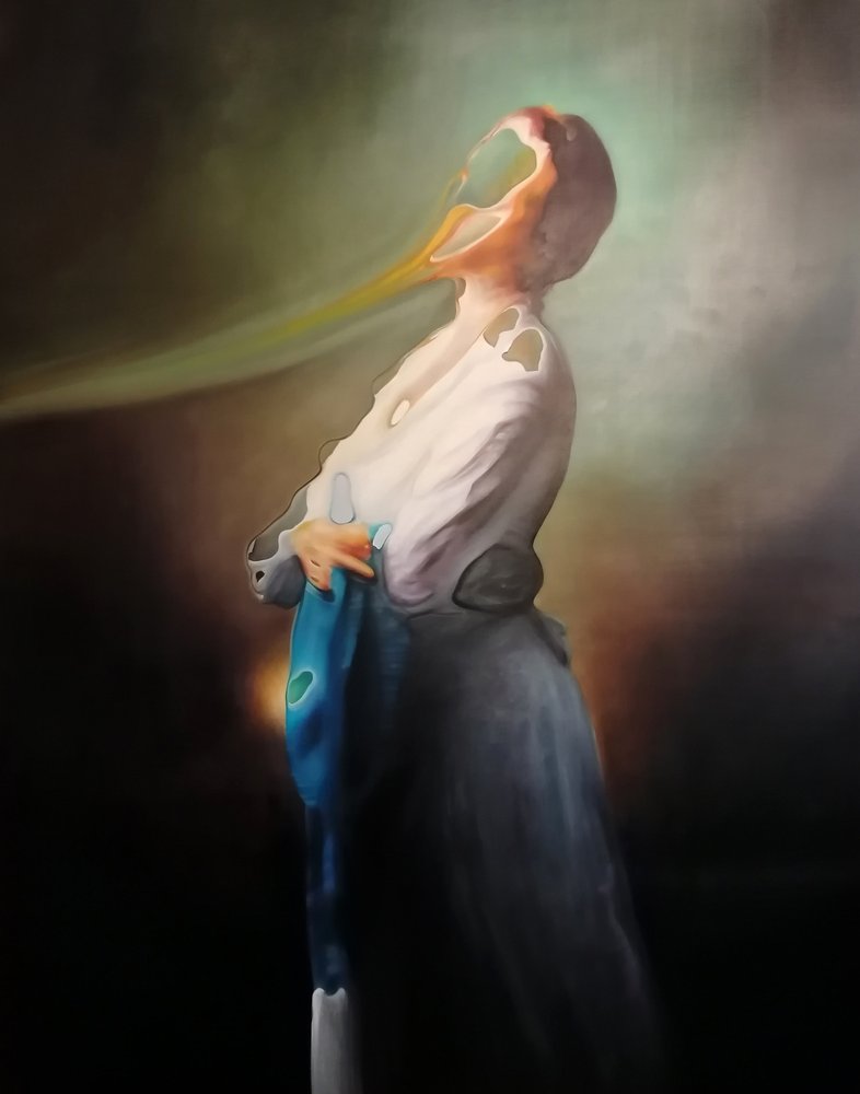 Glødende surrealistisk kvinde af Stefano Mazzolini