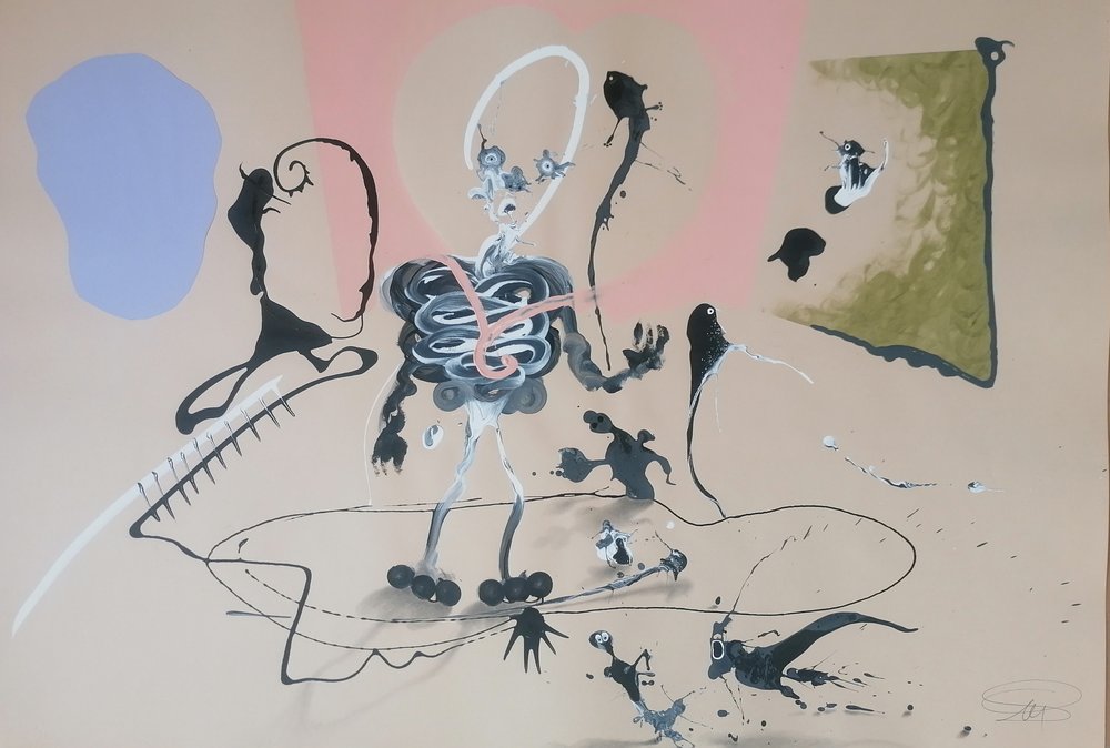 Finurlige abstrakte figurer af Stefano Mazzolini