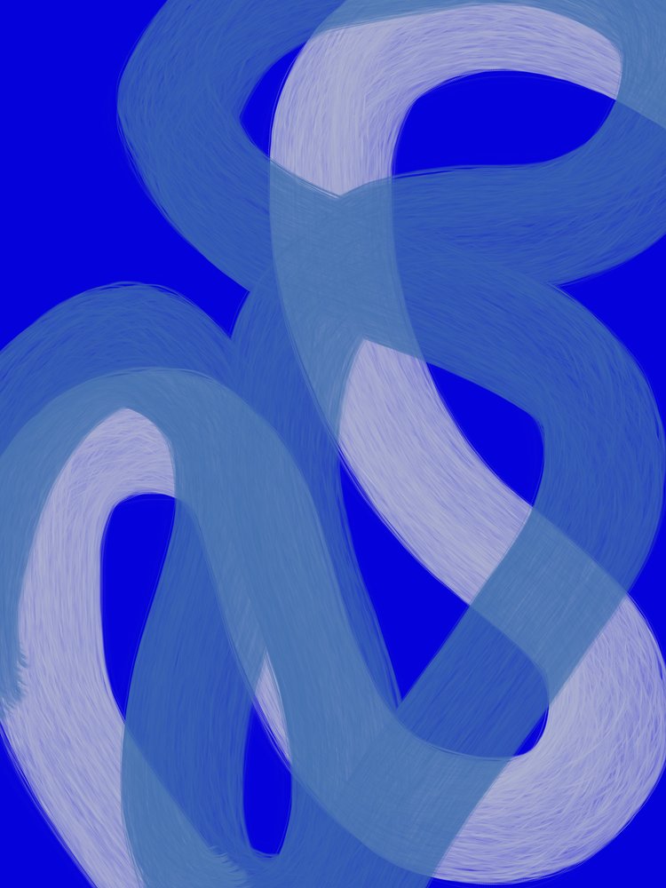 Strømmende indigo-linjer af Studio Palette