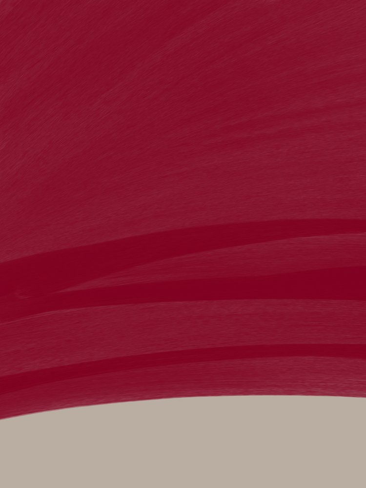 Rødbrunt farvefelt af Studio Palette
