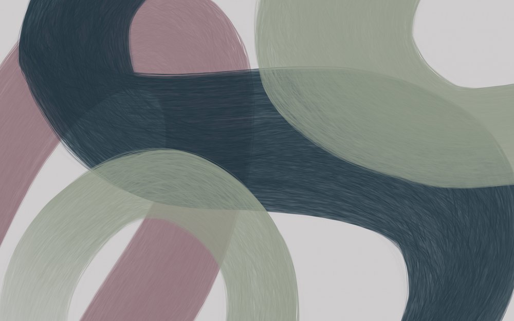 Organiske abstrakte kurver af Studio Palette