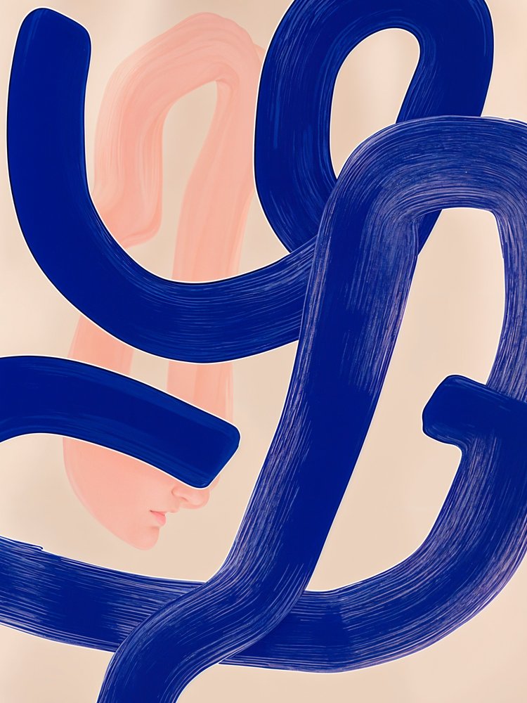 Blødt, abstrakt profil af Studio Palette