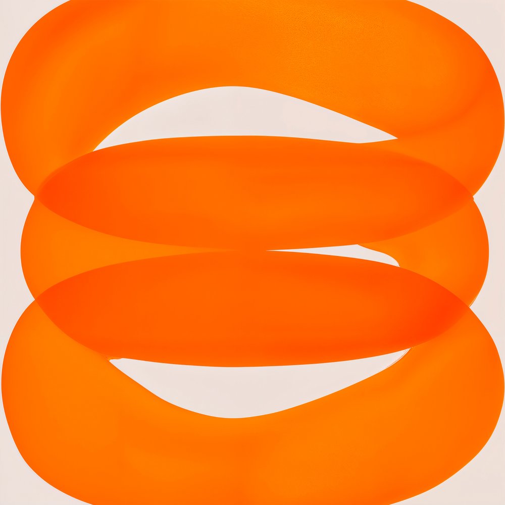 Levende orange løkker af Studio Palette