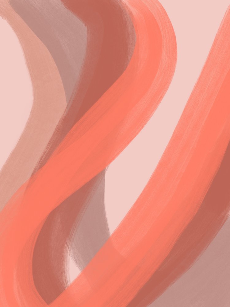 Varmt, abstrakt flow af Studio Palette