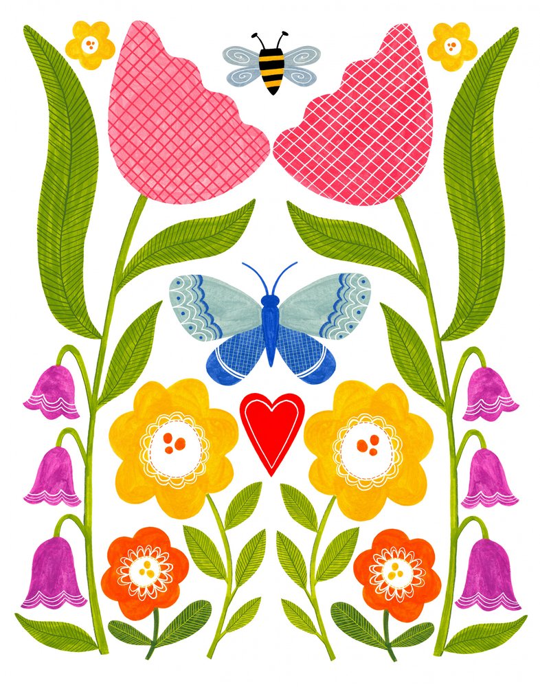 Folk Art Garden af Susan Black