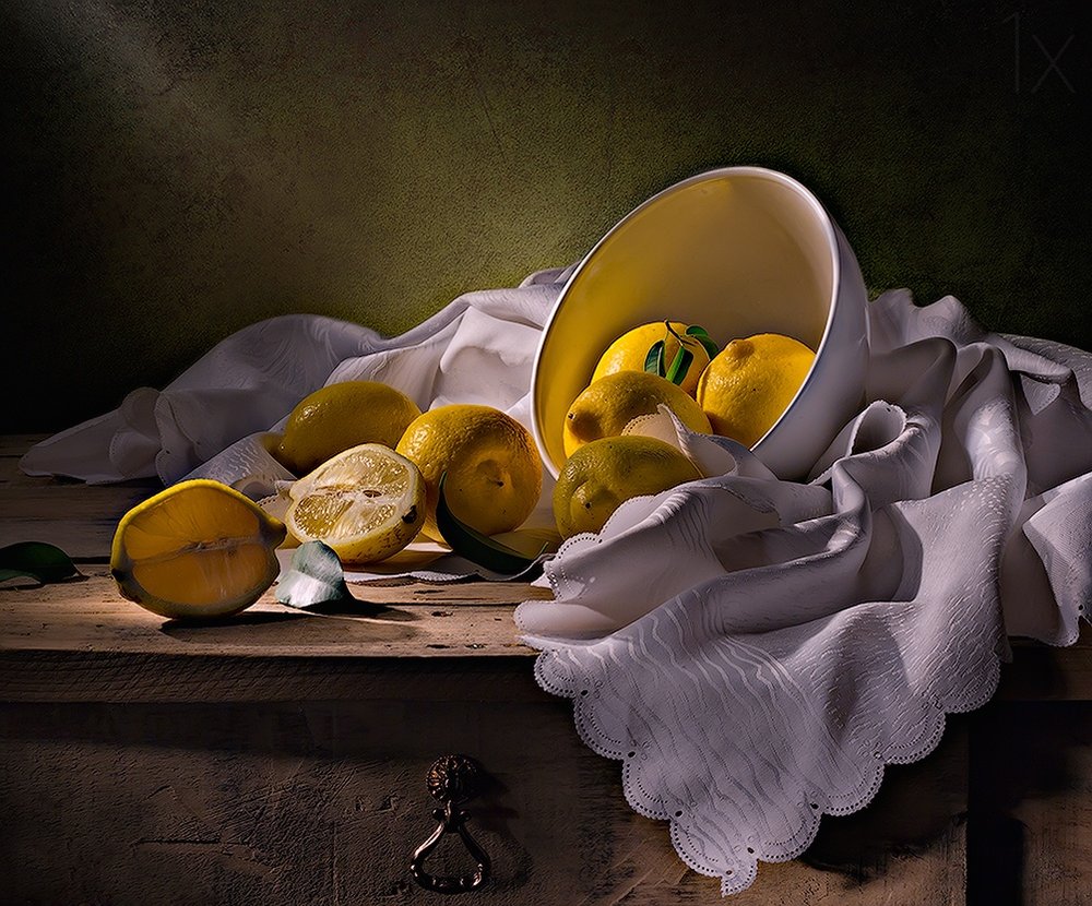Rustikt citrusstilleben af Svetlana L
