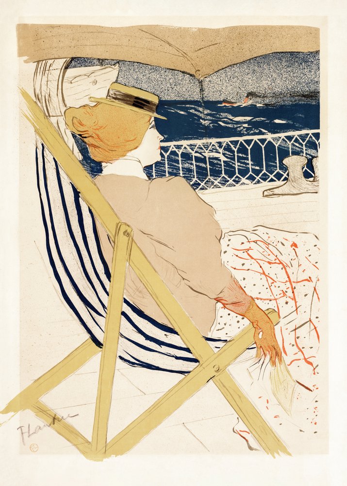 Passageren fra nr. 54 (1896) af TOULOUSE LAUTREC
