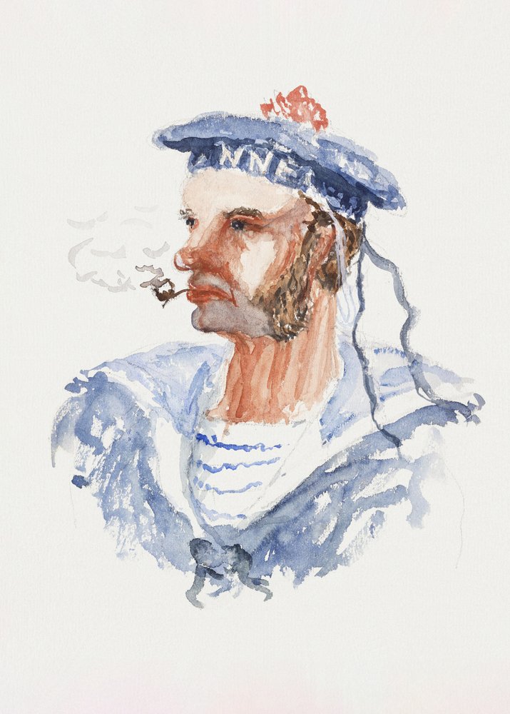 Marin (ca. 1879–1880) af TOULOUSE LAUTREC