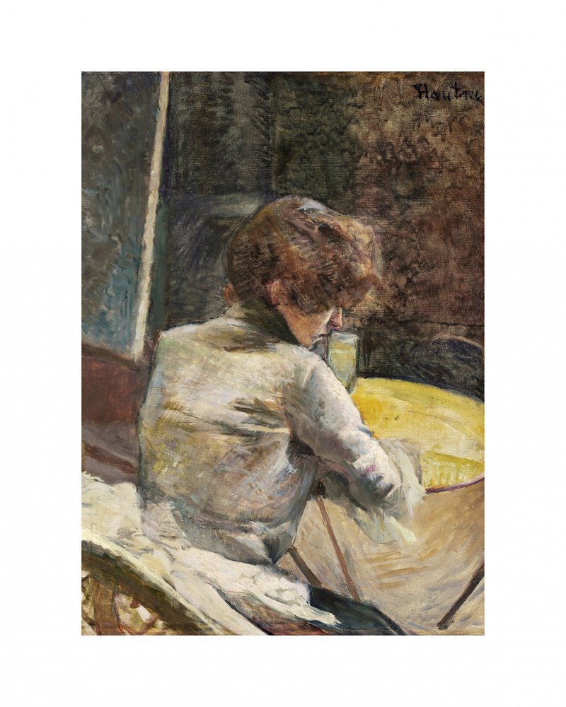 Ventetid (ca. 1887) af TOULOUSE LAUTREC
