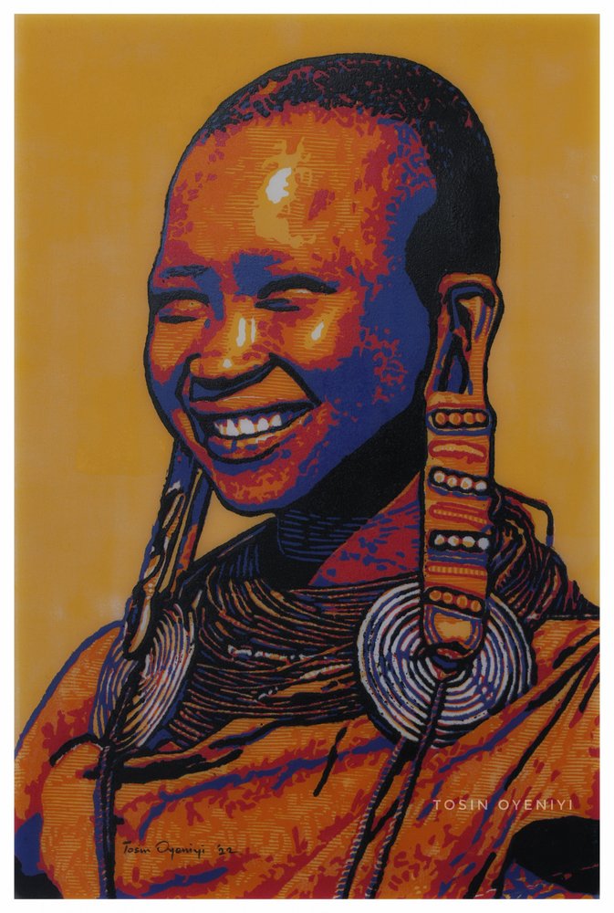 Et glædeligt afrikansk smil af Tosin Oyeniyi