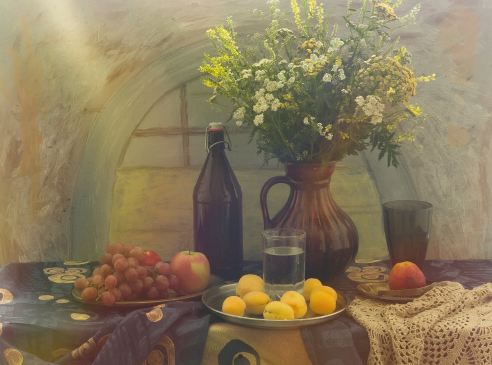 Frisk frugt og blomster af UstinaGreen