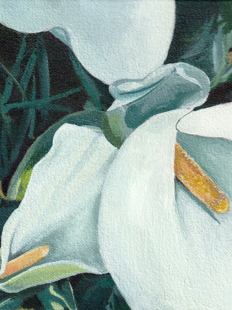Elegante calla-liljer af Viccy Wanliss