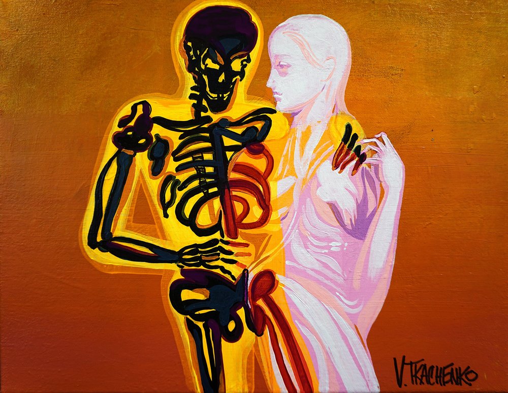 Skelettets favn af Victor Tkachenko