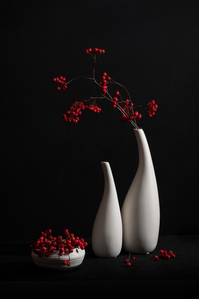Elegant stilleben med bær af Xiaoyuan Xu