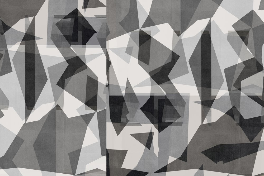 Abstrakte geometriske former af cartissi