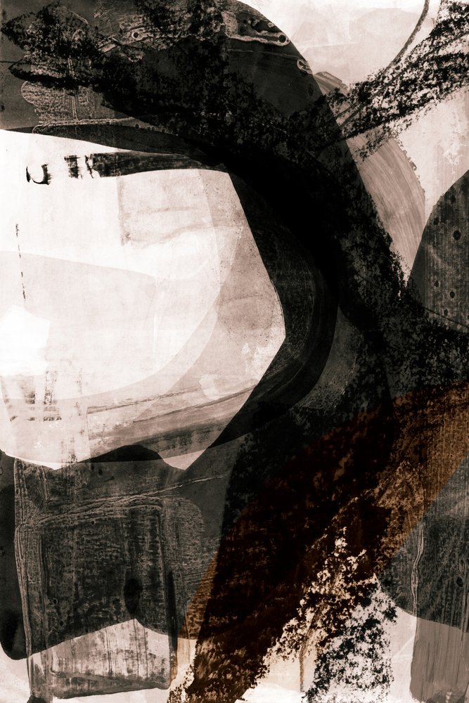 Abstrakte sepia-strøg af cartissi