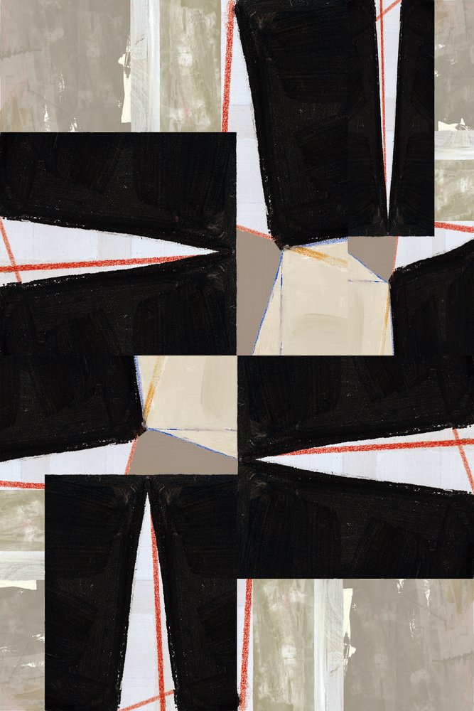Dristig geometrisk abstraktion af cartissi