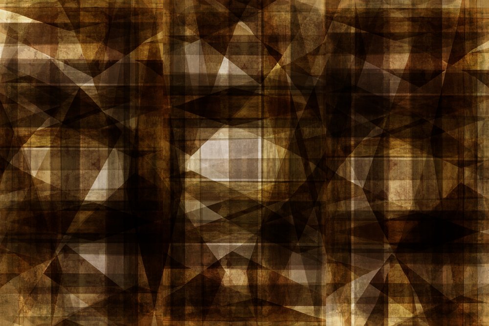 Brun struktureret geometri af cartissi