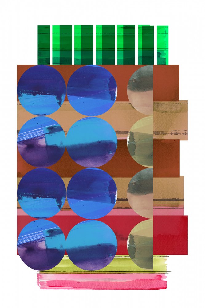 Farverige geometriske cirkler af cartissi