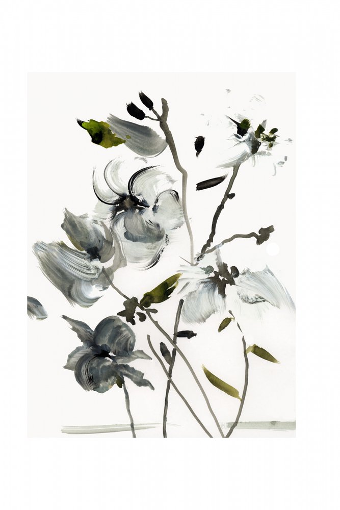 Elegante abstrakte blomster af cartissi