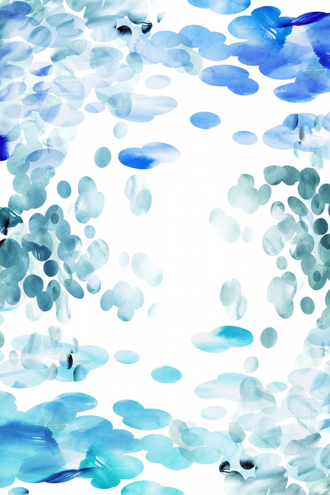 Flydende blå nuancer af cartissi