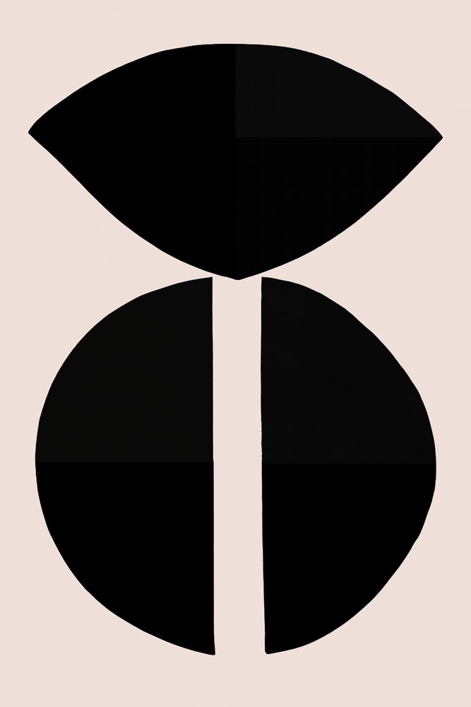 Geometriske sorte figurer af cartissi