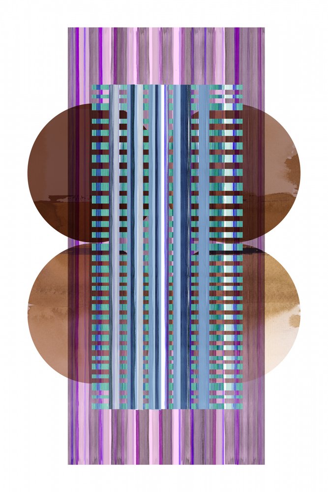 Abstrakt design i lag af cartissi