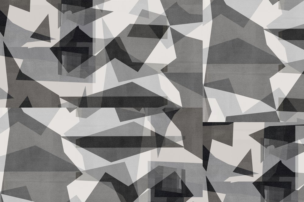 Geometriske former i lag af cartissi